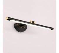 Elksdut Lampada da parete orientabile for specchio da bagno con base ovale