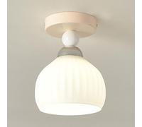 Elksdut Plafoniera per corridoio Semplice, lampadari di creatività Moderna, apparecchio di Illuminazione a soffitto in Vetro e Metallo Stile Wabi-sabi per Soggiorno, Camera da Letto, Cucina, corridoi