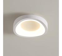 Elksdut Plafoniere Moderne a LED, Piccolo LED Vicino alla plafoniera, Lampada da soffitto Geometrica da 12 W per Illuminazione del corridoio della Camera da Letto, corridoio (Bianco Freddo, 6000K)