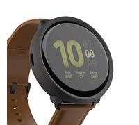 elkson Compatibile con Samsung Active 2 Bumper case 44mm iwatch Ormor Series casi Protezione anticaduta Durevole grado militare protettivo TPU flessibile antiurto resistere 44 mm Stealth Nero