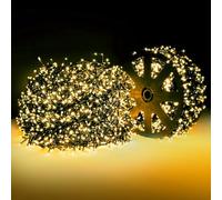 ELKTRY Luci Natale Esterno, 1000LEDs 25M Luci per Albero di Natale, Catena Luminosa Esterno Impermeabile con 8Modalità, Stringa Luci Natalizie Led Decorative per Albero/Natale/Giardino/Interno/Festa