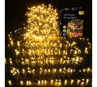 ELKTRY Luci Natale Esterno, 760LEDs 7.6M Luci Natalizie da Esterno, Catena Luminosa Esterno Impermeabile con 8Modalità, Stringa Luci Natalizie Led Decorative per Albero/Natale/Giardino/Interno/Festa