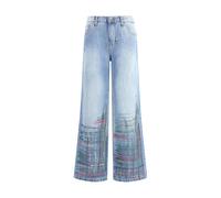 Ella Blue Cotton Jeans Denim - IT38 | S