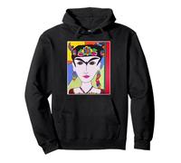 Ella Espressione culturale vibrante latina Pop Art Felpa con Cappuccio