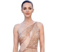 Ella Hunt (Gold Dress) Half Body Buddy Cutout