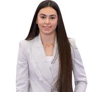 Ella Lloyd (Suit) Half Body Buddy Cutout