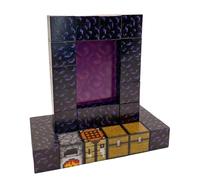 Ellafun Magnetic Bloc - Portal Nether - Blocchi magnetici - 32 pezzi - Giocattolo Montesorri a partire da 3 anni per ragazzi e ragazze - CREA il tuo mondo