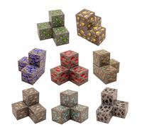 Ellafun Magnetic Cube - MINEARLES - 32 Pezzi - Blocchi magnetici - Giocattolo Montesorri a partire da 3 anni per ragazzi e ragazze - CREA il tuo Mondo