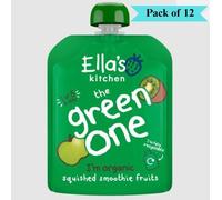 Ellas Kitchen Smoothie Fruit The Green One - Confezione da 12 (90 g ciascuna)