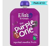 Ellas Kitchen Smoothie Fruit The Purple One - Confezione da 12 (90 g ciascuna)