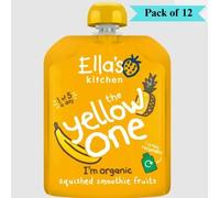 Ellas Kitchen Smoothie Fruit The Yellow One - Confezione da 12 (90 g ciascuna)