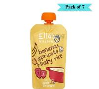 Ellas Kitchen Stage 1 Baby Rice Banana & Albicocca - Confezione da 7 (120 g c...
