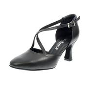 Elle Classic Scarpe In Pelle Da Ballo Nero - Taglia 38 [24.2cm] Scarpe Donna