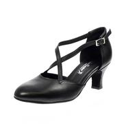 Elle Classic Scarpe In Pelle Da Ballo Nero - Taglia 39 [24.8cm] Scarpe Donna