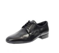 Elle Classic Stringate In Pelle Da Ballo Nero - Uomo Scarpe Stringate Classiche