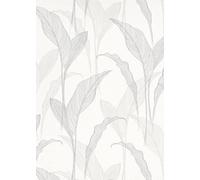 ELLE Decoration 10207-31 - Carta da parati in tessuto non tessuto, motivo floreale, colore: Grigio