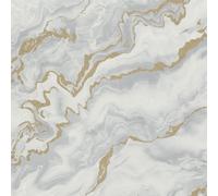 Elle Decorazione Marmo Parati Vinile Grigio/Glitter Oro Mystic Spell 10447-31