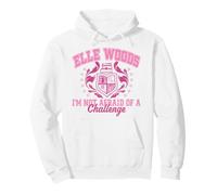 Elle I'm Not Afraid of A Challenge Elle Woods School Crest Felpa con Cappuccio