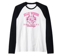 Elle I'm Not Afraid of A Challenge Elle Woods School Crest Maglia con Maniche Raglan