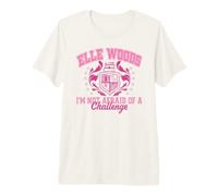 Elle I'm Not Afraid of A Challenge Elle Woods School Crest Maglietta Premium