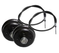 ELLEBI COPPIA MASSE FRENANTI PER CARRELLO P/ASSALE 185/186 AUTO REVERSE