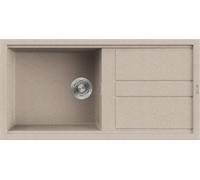Elleci Best 480 LGB48051 Lavello incasso 100 x 51 - granitek - avena - gocciolatoio reversibile