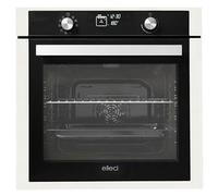 Elleci Forno Plano Plus 60 10F Bianco 68 - 6AFGPP60268NS Forno Incasso | Classe A | Capacità 78 litri, ventilato, grill