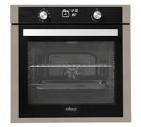 Elleci Forno Plano Plus 60 10F Tortora 43 - 6AFGPP60243NS Forno Incasso | Classe A | Capacità 78 litri, ventilato, grill