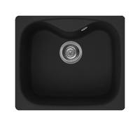 Elleci Fox 200 LGF20040 Lavello Monovasca 58x50 in Granitek Nero