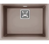 Lavello Elleci Incasso 1 vasca 56x43,8 Karisma 105 Sottotop Granitek Grigio Tortora LGK10543BSO