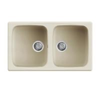 Elleci Master 450 LGM45062 - Lavello due vasche in Granitek (G62 Bianco Antico)