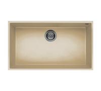 Elleci Lavello 1 vasca (76x44cm) QUADRA 130 SOTTOTOP Champagne Opaco LKQ13095BSO
