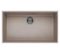 Elleci Lavello 1 vasca (76x44cm) QUADRA 130 SOTTOTOP Tortora Opaco LGQ13043BSO