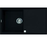 ELLECI Lavello 1 Vasca con Gocciolatoio, Linea Tekno 400, Installazione Standard, 86 cm, Granitek Antracite - LGT40059 - FUORI PRODUZIONE