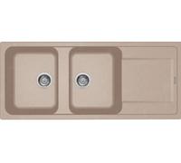 ELLECI Lavello 2 vasche, Linea LIFE 450, Installazione Sopratop, 90 cm, GRANITEK Avena - LG245051