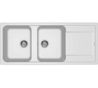 ELLECI Lavello 2 vasche, Linea LIFE 450, Installazione Sopratop, 90 cm, GRANITEK Avena - LG245051