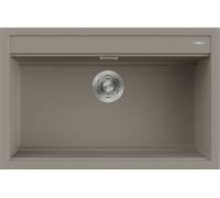 Elleci Lavello a una vasca BEST 130 LKB13093 finitura composito K93 grigio tortora da 79x51 cm