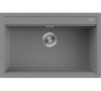 Elleci Lavello a una vasca BEST 130 LMB13073 finitura composito M73 titanio da 79x51 cm