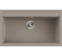 Elleci Lavello a una vasca BEST 360 LGB36043 finitura composito G40 nero da 86x51 cm