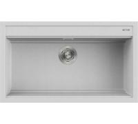 Elleci Lavello a una vasca BEST 360 LMB36079 finitura composito M79 alluminio da 86x51 cm