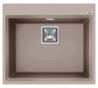 Elleci Lavello a una vasca KARISMA 105 LGK10543 finitura composito G43 tortora da 57x50 cm