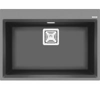 Elleci Lavello a una vasca KARISMA 120 LMK12073 finitura composito M73 titanio da 70x50 cm