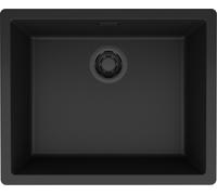 Elleci Lavello a una vasca ZEN-F 105 LKZ10586F01 finitura composito K86 nero da 54.8x44.8 cm