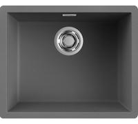 Elleci Lavello a una vasca ZEN-F 105 LKZ10599F01 finitura composito K99 grigio scuro da 54.8x44.8 cm