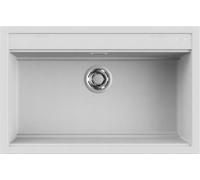 ELLECI Lavello Cucina 1 Vasca da Incasso Larghezza 79 cm materiale Granitek colore Bianco G68 - LGB13068 Best 130