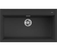 Lavello Elleci Incasso Cucina 1 Vasca 86x51 Best 360 Nero LGB36040