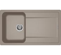 ELLECI LG240043 LAVELLO 86X50CM 1 VASCA GOCCIOLATOIO REVERSIBILE TORTORA