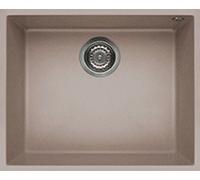Elleci Quadra 105 Sottotop LGQ10543BSO - Lavello 1 vasca in Granitek (G43 Tortora)