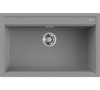 ELLECI Lavello 1 Vasca, Linea Best 130, Installazione Standard, 79 cm, Granitek Cemento - LGB13048