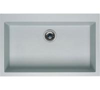 ELLECI Lavello Cucina 1 Vasca Lavello Sottotop 79 cm Alluminio LMQ13079BSO